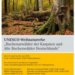 Plakat Unesco Weltnaturerbe Buchenwälder