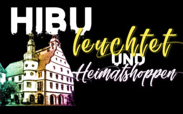 Logo hibu leuchtet